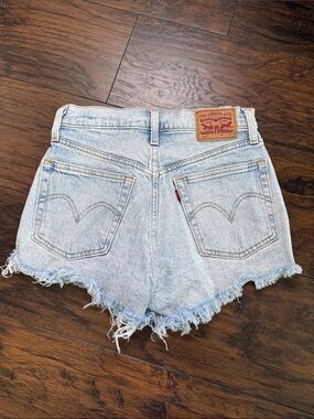 Levi's 501 Light Wash Denim Cutoff Shorts